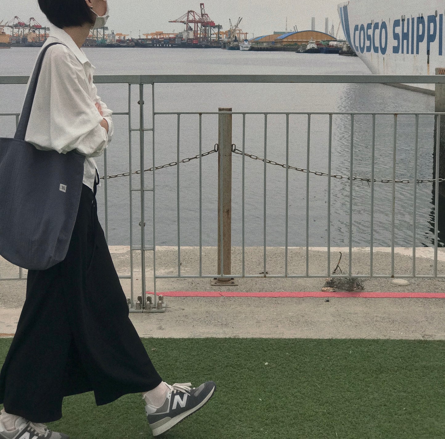 托特包・霧藍