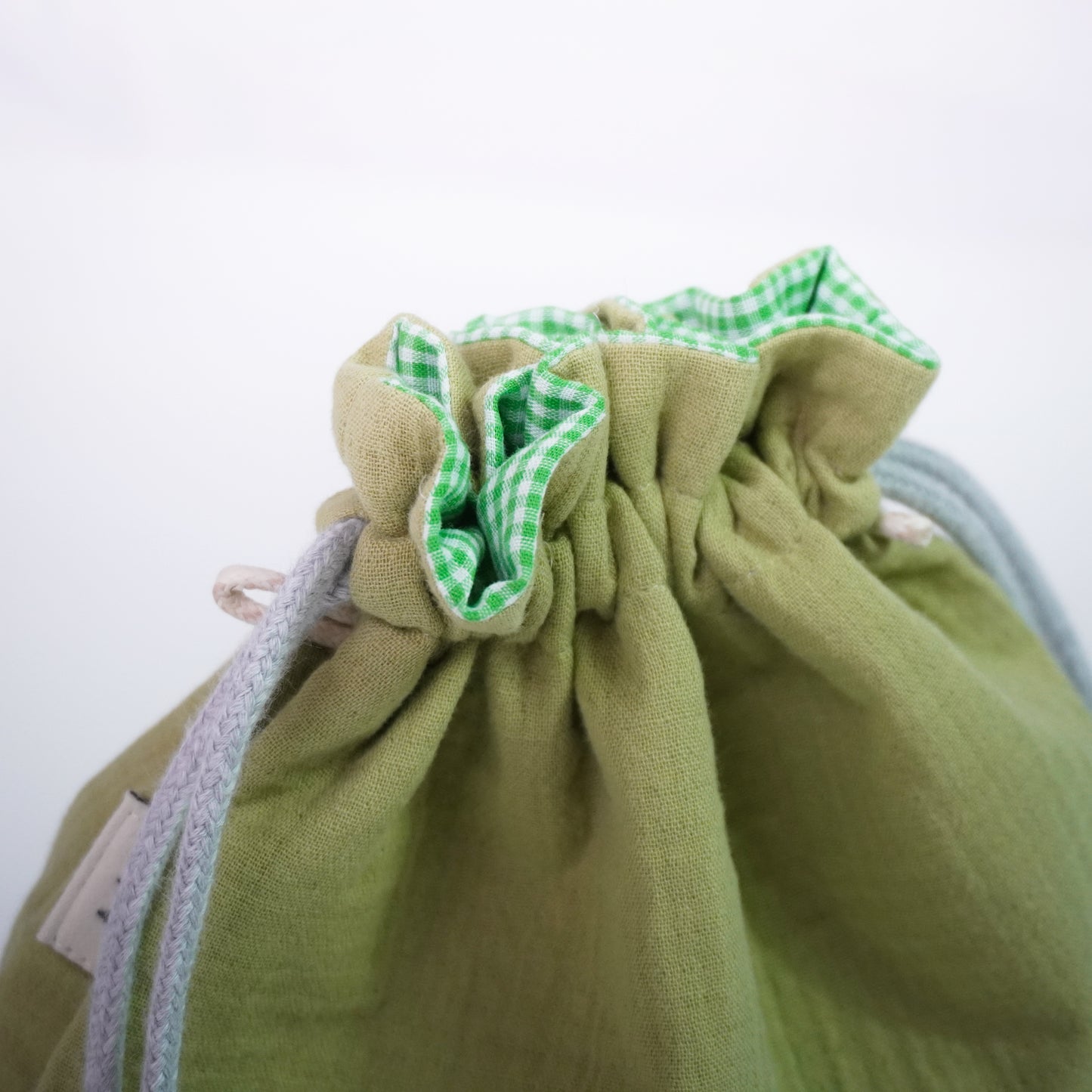 背繩錦囊包・壓紋純棉系列