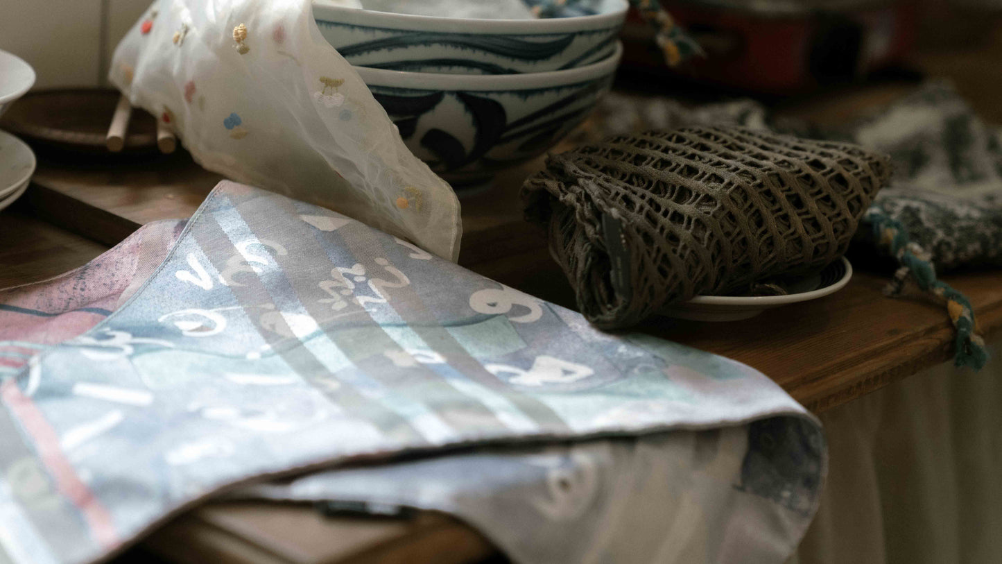 ❨ Quiet Season ❩ 多用途編織綁帶方巾